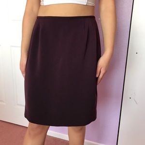 Plum purple skirt